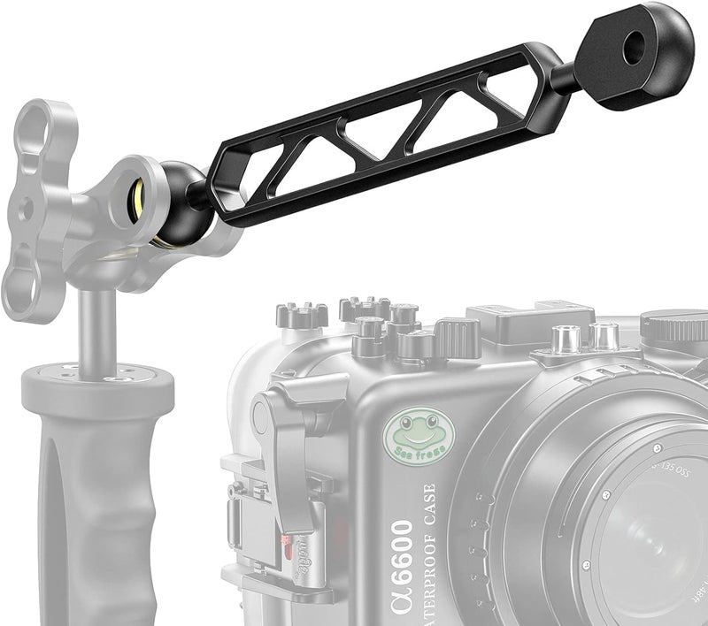 Seafrogs Ball Arm Ball to YS Mount Arm 8.0" Essential Diving Equipment Underwater Photography Gear Lighting System Aluminum Alloy Diving Equipment Accessory Lightweight Arms AM-6 - Image 3